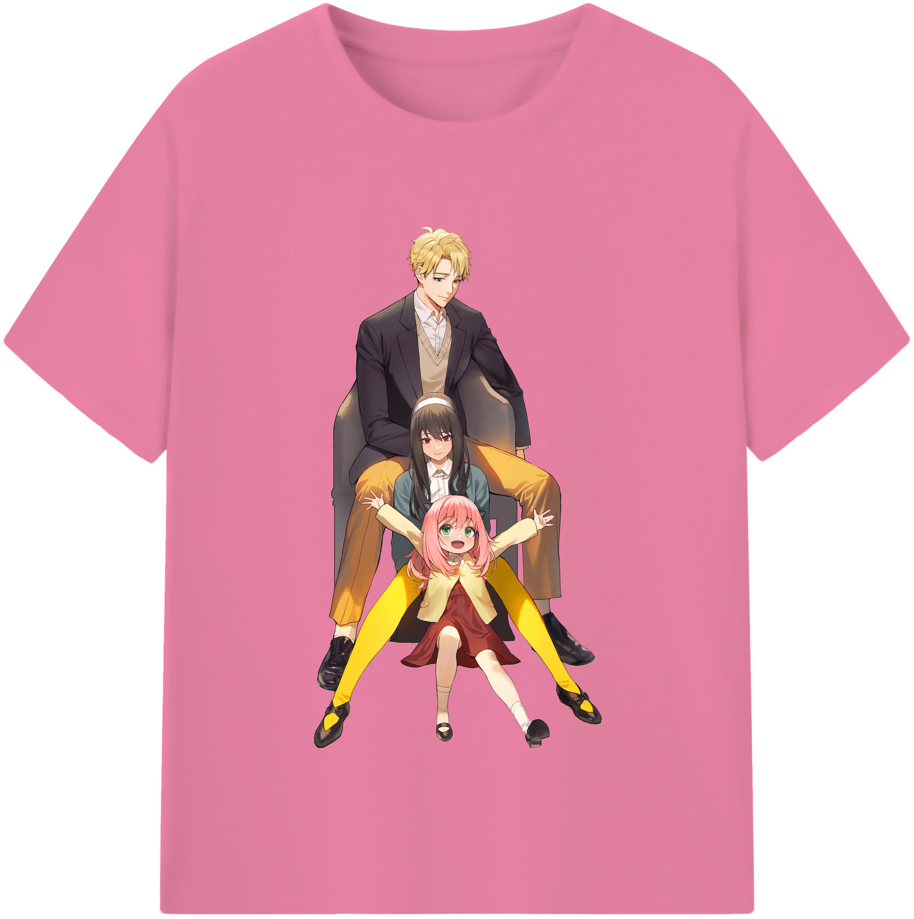 （画像用） SPY×FAMILY间谍家家酒 綿100％半袖Tシャツ（フロントプリント）